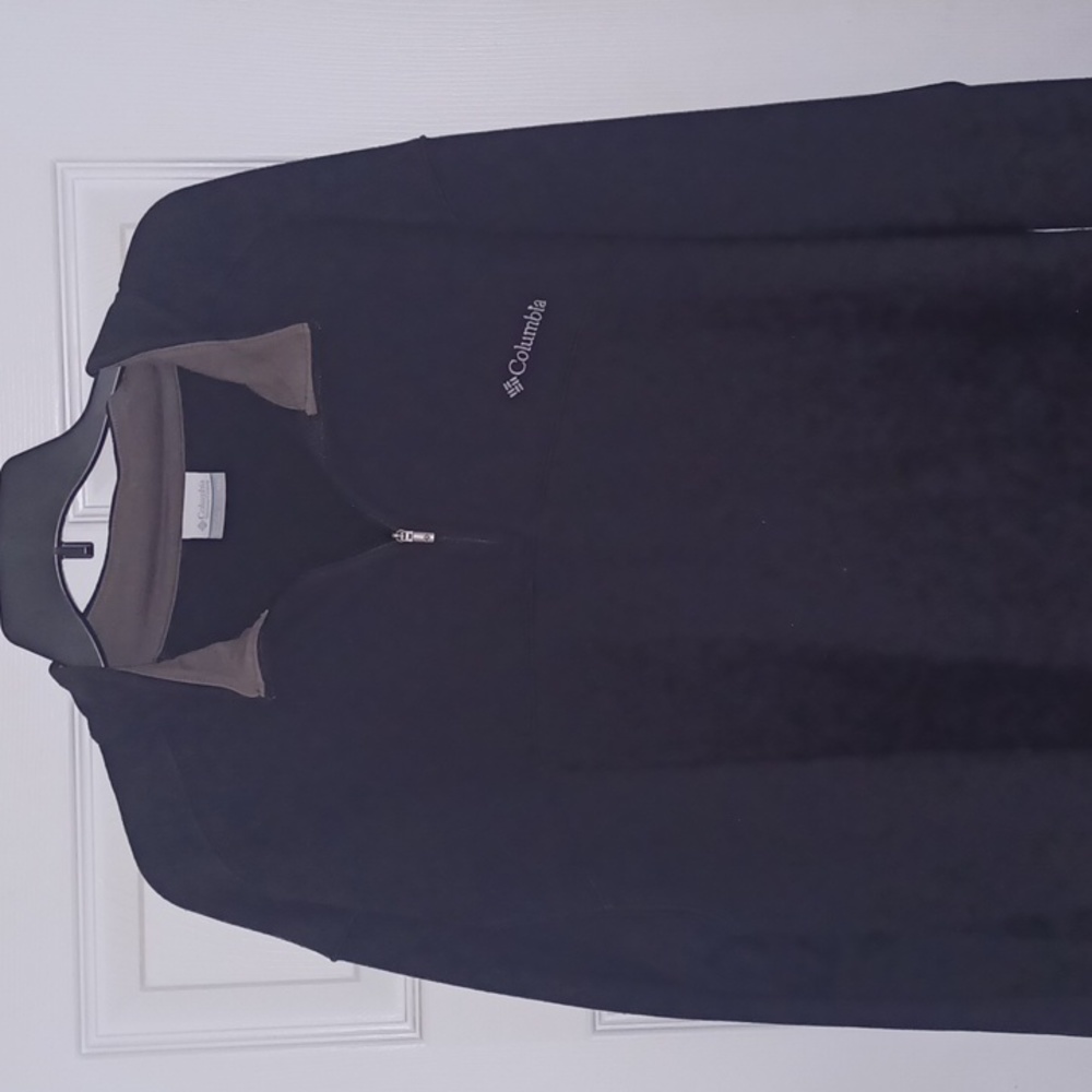 Columbia men's quarter zip jacket XXL black.